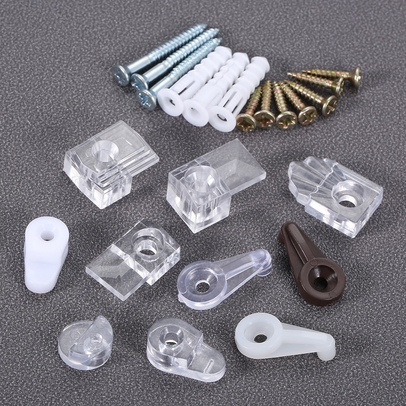 Furniture Hardware Connectors - 10 шт., пластиковые фиксаторы для стекла