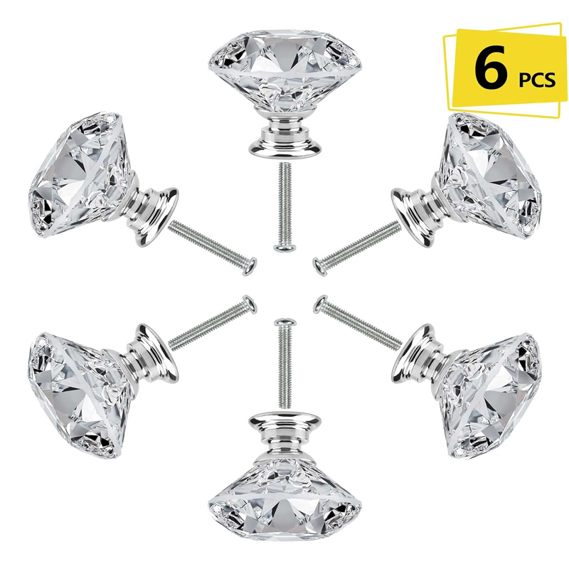 Furniture Hardware Tools - Набор из 6 круглых пластиковых ручек