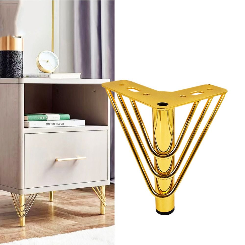Furniture Hardware Material - Золотистые мебельные ножки с утолщенным дизайном,