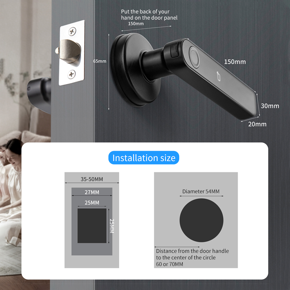 Приложение Tuya SmartLife BLE  – обзор и цена Door Handle Bar