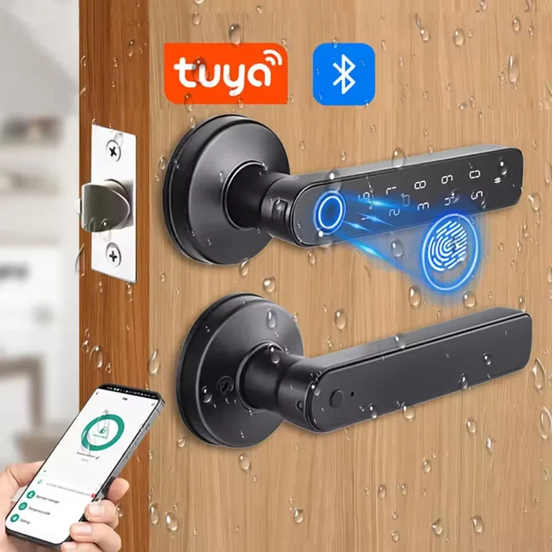 Умный дверной замок Tuya с Blu – обзор и цена Door Handle Bar
