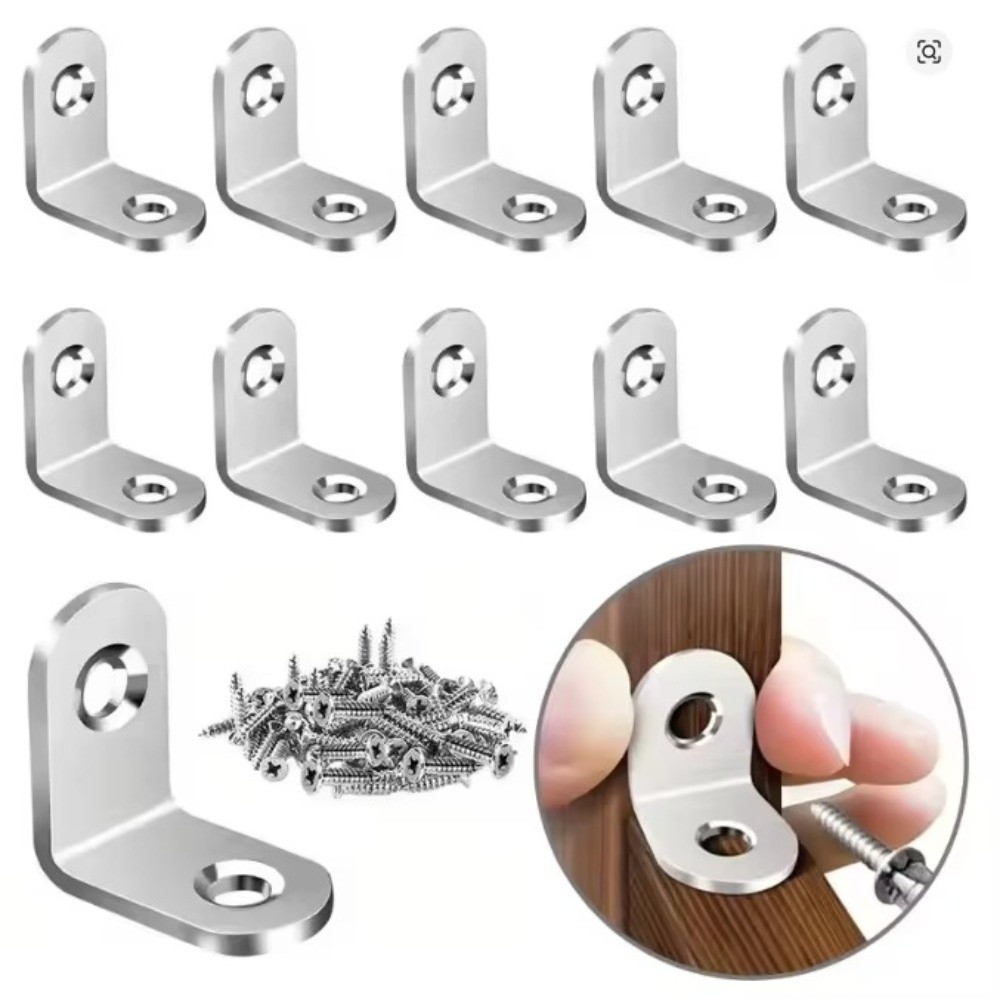10 шт., угловая скоба из нержа – обзор и цена Furniture Hardware Connectors